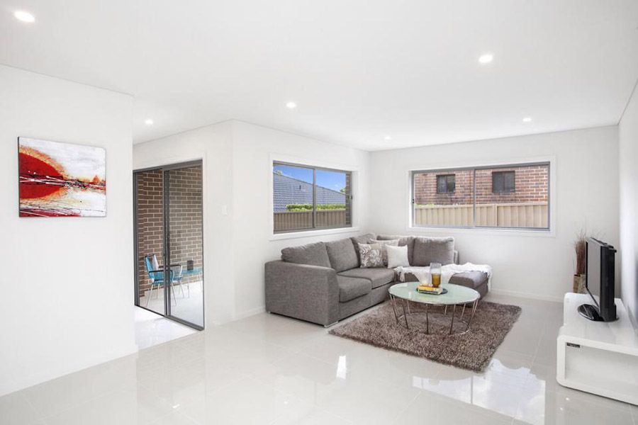 Living room with corner lounge
